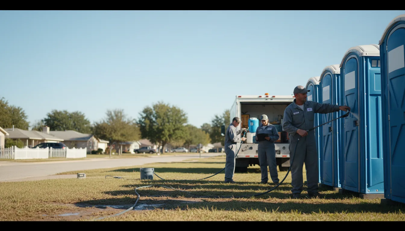 Long-Term Portable Toilet Rental in Cashion, OK near me